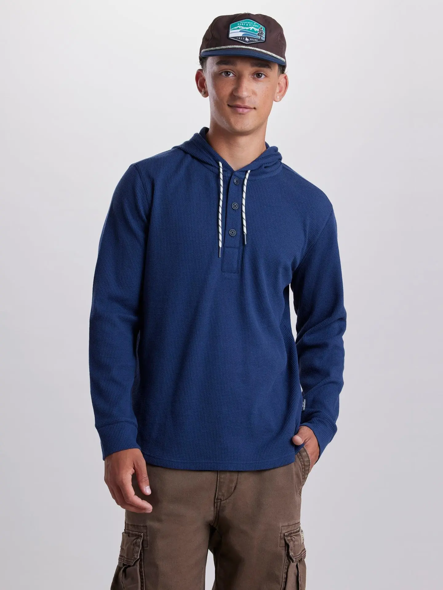 Remy Thermal Henley Hoodie