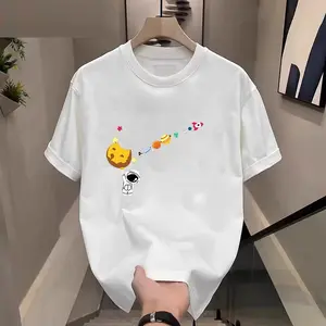 Space Planet Graphic T-Shirt 100% Cotton Unisex Tee Breathable Galaxy Design Casual Summer Shirt for Men & Women