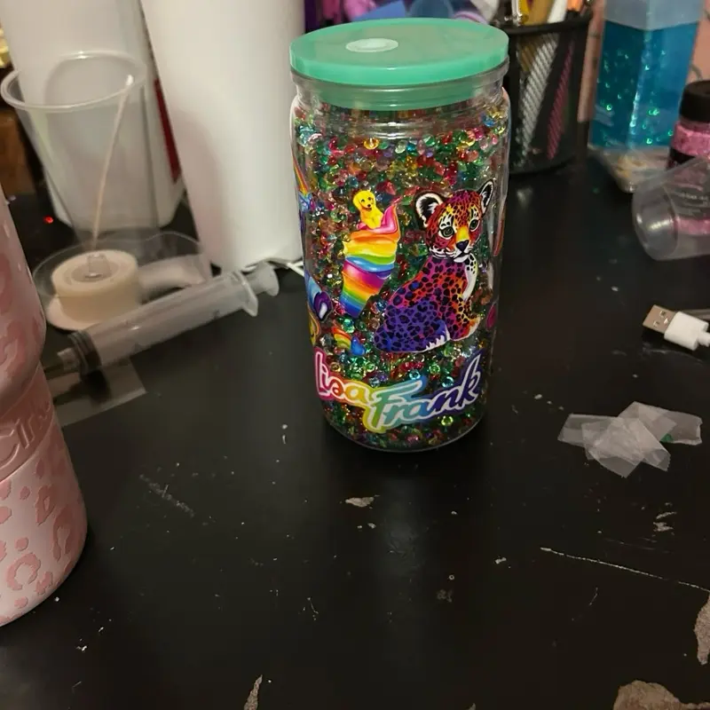 Lisa Frank Gem Snow Globe Tumbler