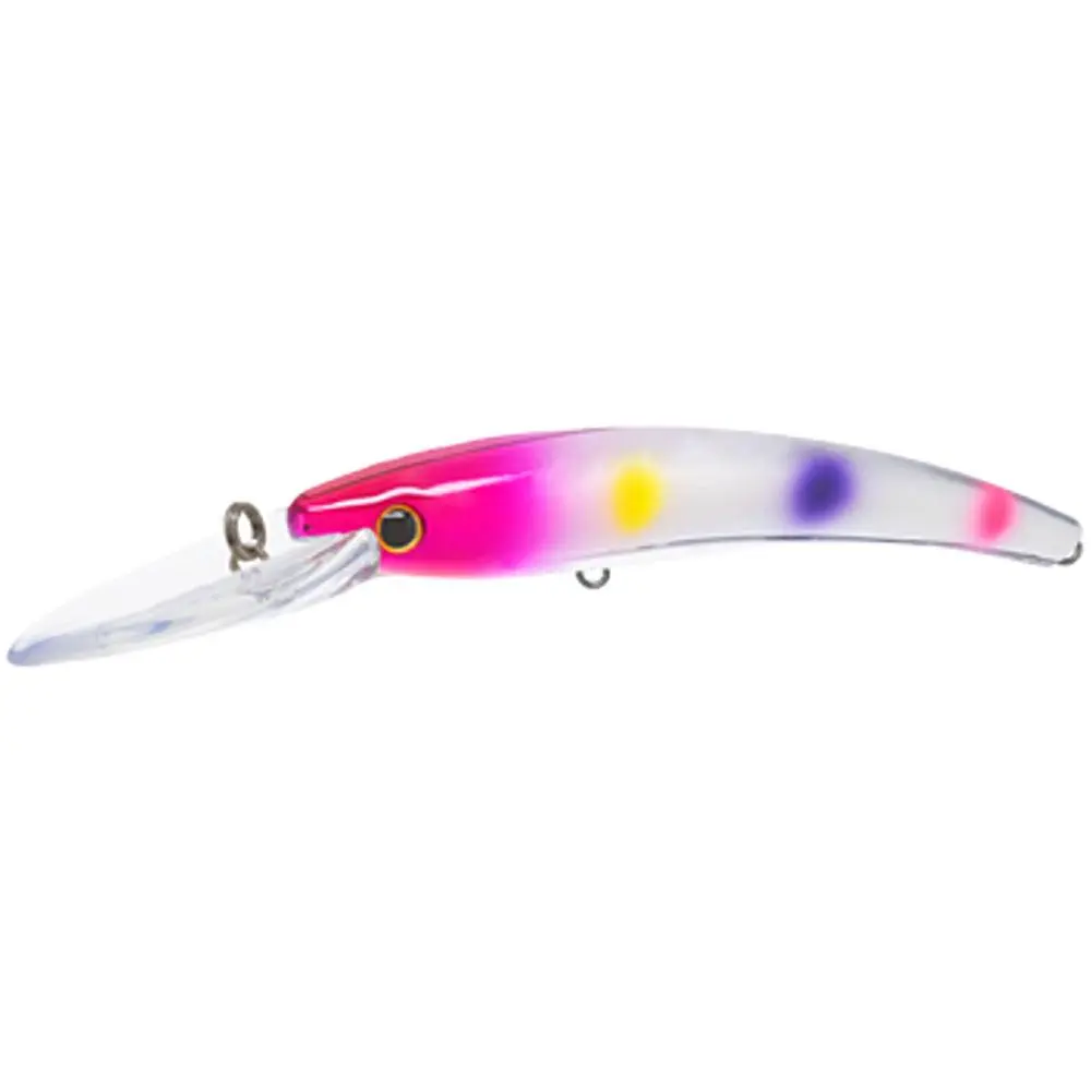 Precise Walleye Light Crankbait, 4 inch 3/8 oz Artificial Floating Lure with Steep Dive Action, Troll-Ready with Mustad Triple Grip Hooks, Walleye Fishing Lures, Freshwater Fish Attractant Floating Lures, Artificial Floating Lures