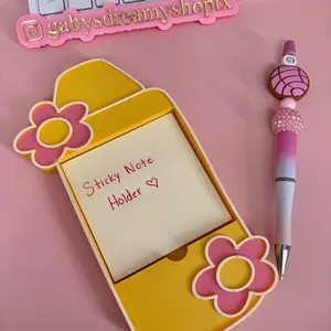 Teacher Pencil Sticky Note Desk Holder, Desk Decor, Office Decor, Teacher Gifts, Teacher Decor