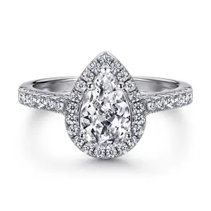 Nova Rose 925 Tear Drop Ring - Women's Fashion Accessory