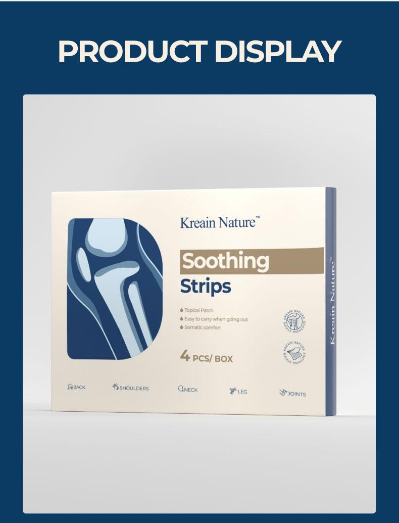 Kreain Nature 1 Soothing Strips Joint Patch Apply on Shoulders Arms Knees Perfect for Sports Workouts & Daily Comfort dealsforyoudays