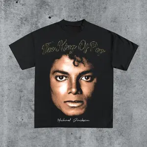 Vintage MichaelJackson King of Pop Graphic T-Shirt Vintage Music Tee