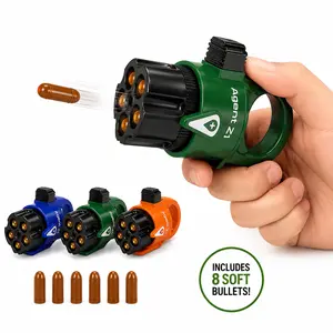 Finger Shooter Fidget Toy, Funny Stress Relief Desk Toy,Shell Ejecting Toy Blaster, Outdoor Backyard Battle Game, Stress Relief Fidget Toy, Fun Interactive Gift for Kids & AdultsStress Relief Fidget Toy That’s Totally Harmless