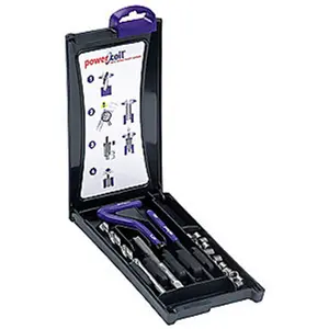 212 MAIN Powercoil 3520-18.00 Stainless Steel Free Running Metric Coarse Wire Insert Thread Repair Toolkit, Automotive & Motorcycle Hand Tools Kits, Car Repair Tool Set
