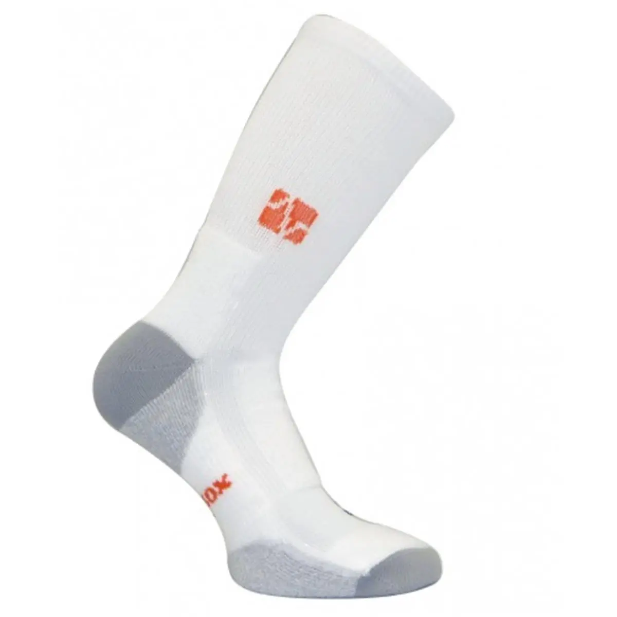 Vitalsox Adults' Tennis Terry Crew Socks - Small, 7 x 4 x 1 in, Extra Cushion, Beveled Edge, Unique Toe-to-Heel Shock-Absorbing Padding, Breathable Ventilation, White, Unique Toe-To-Heel Padding, Shock Absorbing Toe