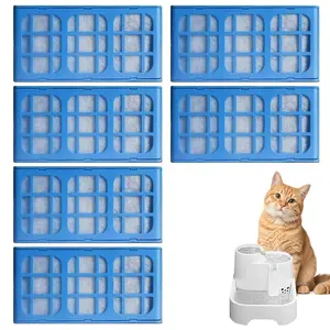 6 Pcs Filter Cartridges Replacement for Dog Cat Drinking Water Fountain Filter, Cat Water Fountain Filter Compatible for Pet Fountain