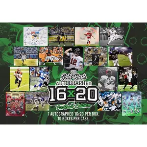 Gold Rush Autographed Football 16x20 2023