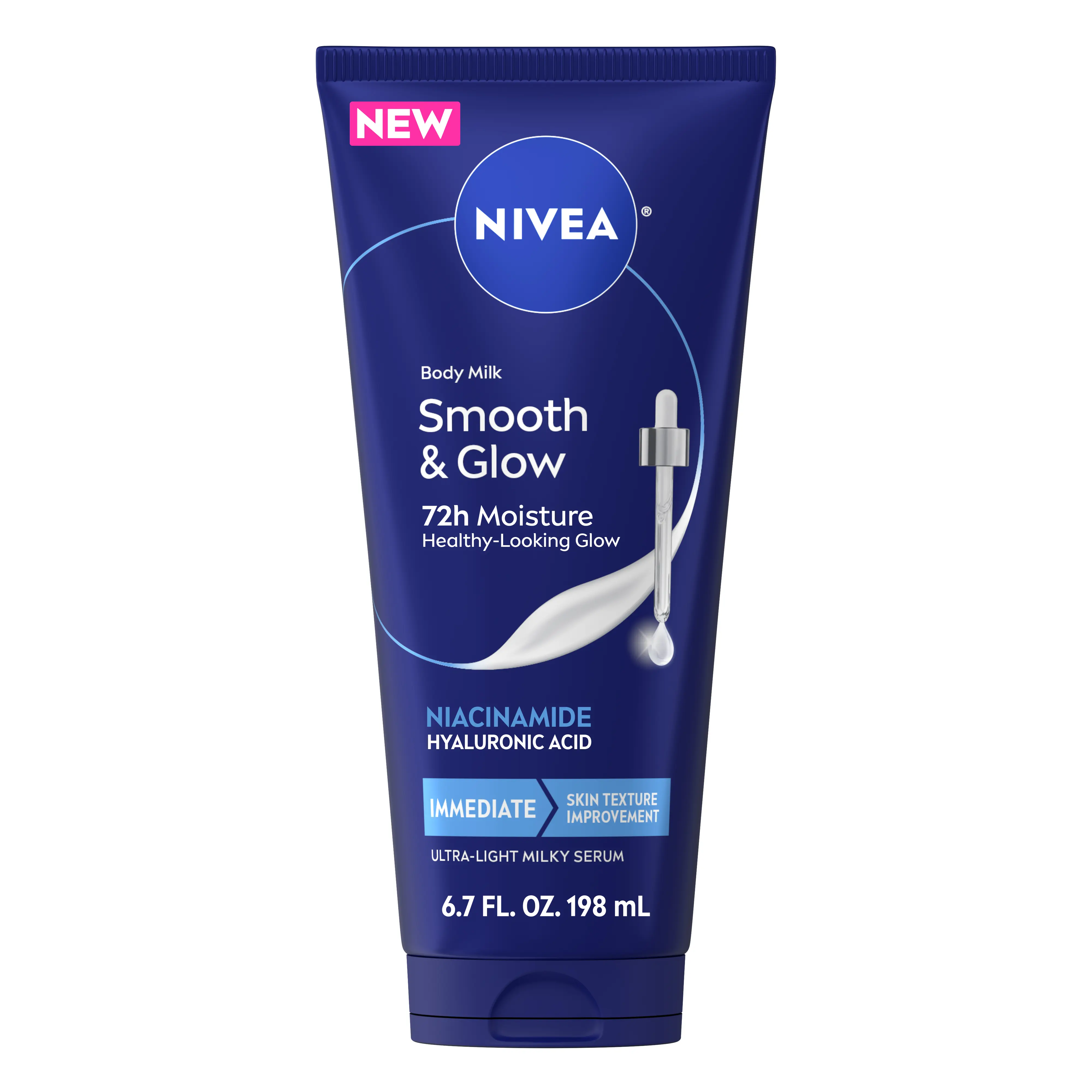 NIVEA Smooth & Glow Daily Lightweight Body Milk, Hydrating Body Care Moisturizer, 6.7 oz NIVEA Smooth & Glow Daily Lightweight Body Milk, Hydrating Body Care Moisturizer, 6.7 oz