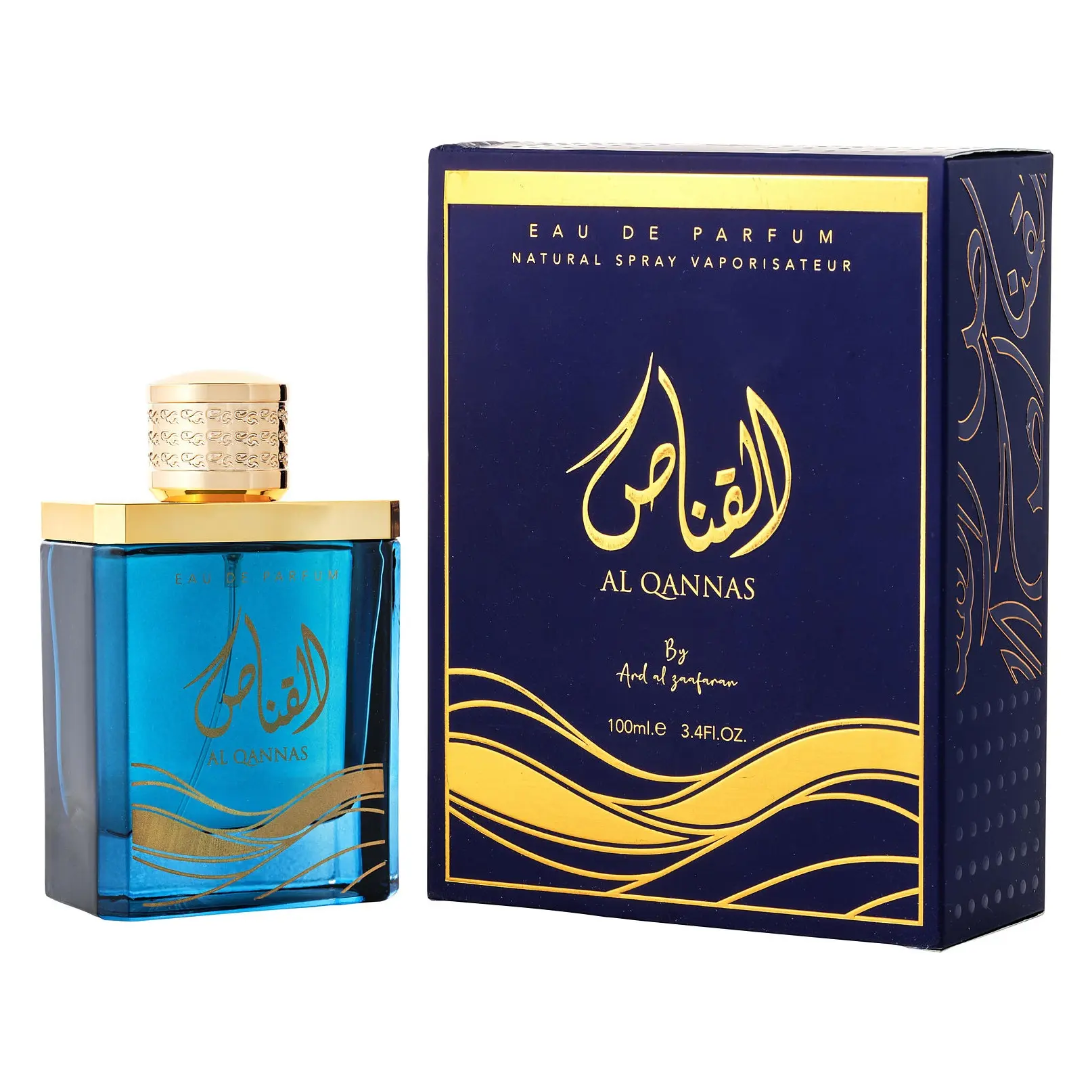 Ard Al Zaafaran Al Qannas for Men Eau de Parfum Spray, 3.4 Ounce