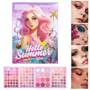 117-color folding eye shadow palette four-layer makeup matte pearlescent blush contour highlight all-in-one makeup palette palette Eyeshadow Set Eyeshadow Swatches