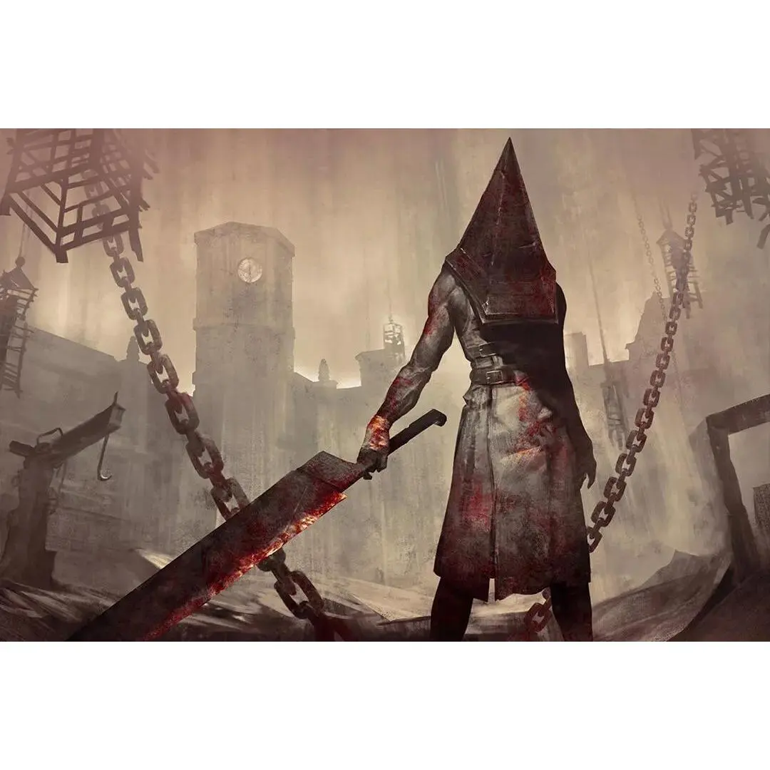 Silent Hill Dark Evil Head Homecoming Game Wall Art Home Decor - POSTER 20x30 NO FRAME