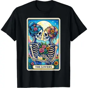 The Lovers Lesbian Tarot Card T-Shirt
