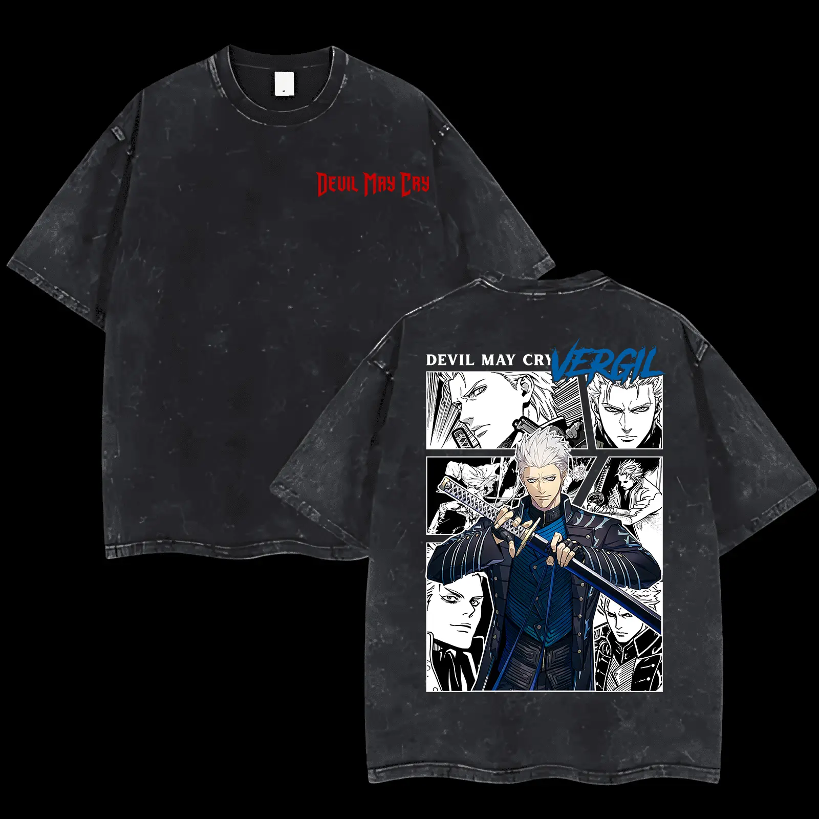 2 Sided Vergil DMC Unisex T-shirt, Sweater And Hoodie