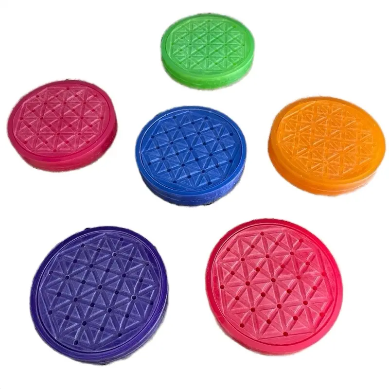 Set of 4 Cold Drink Coasters - Colorful Coasters That Collect and Contain Condensation