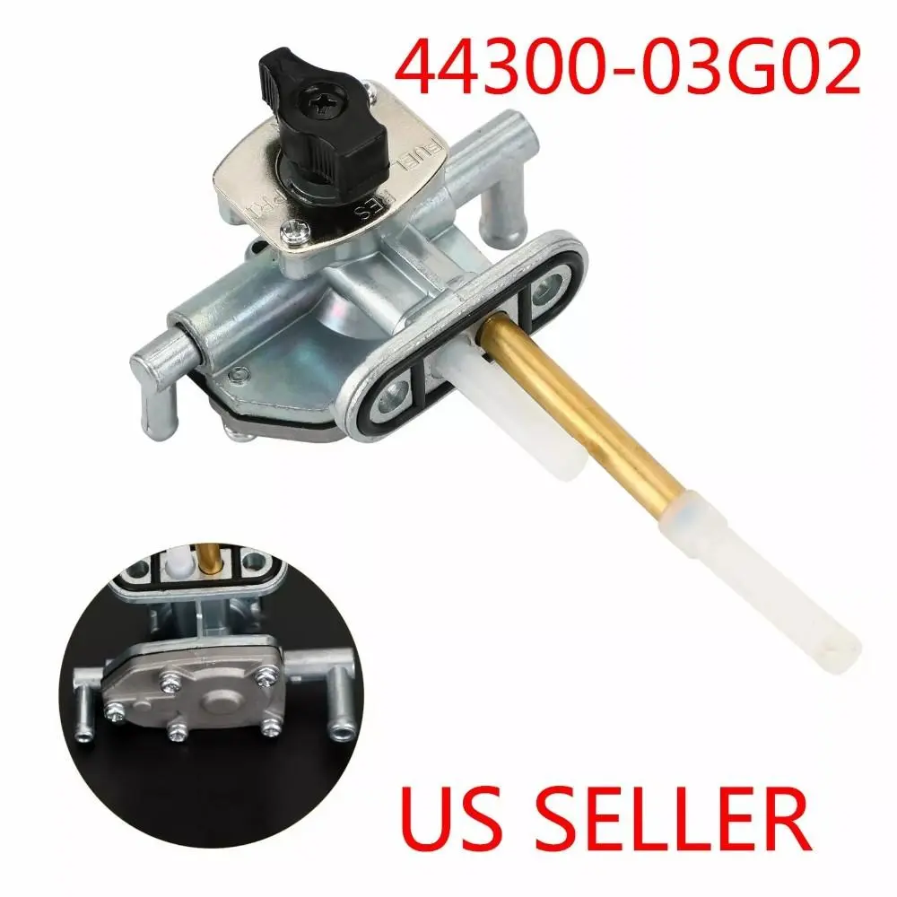 Fit For Suzuki Vinson 500 LT-A500F LT-F500F Fuel Gas Petcock Valve 44300-03G02, Ball Valve, Direct Replace, Fuel Control