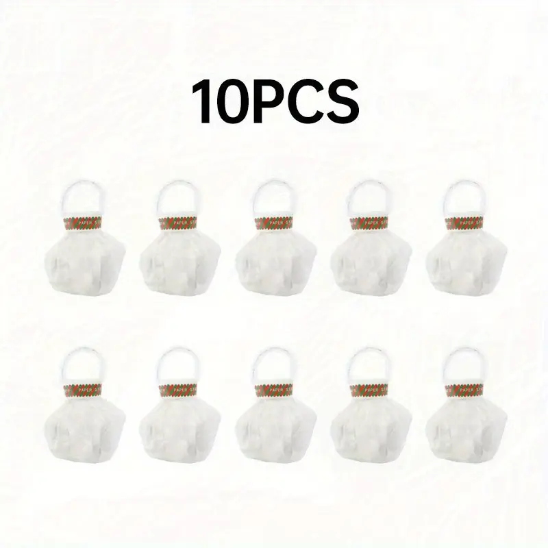 Hand Throw White Confetti 10 Pack, Clean No Mess Ribbon Decor, Great for Wedding Birthday Graduation Party Celebration
