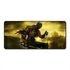 Extra Large Video Game Mousepad, Desk Mat Pad, Souls-Like Game Desk Pad, Large and Extra Large Size, Anti-Slip Rubber Base Mousepad