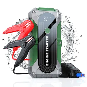 Portable 12V Car Jump Starter - 200A/400A Surge, LED Flashlight & USB Charger (Works in -20°C to 60°C) Automotive Car Essentials