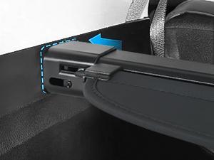 Nilight Trunk Cargo Cover for Toyota RAV4 Accessories 2019 2020 2021 2022 2023 2024 2025, Retractable Security Shade Rear Cargo Cover, with Trunk Storage Net, 1-Pack