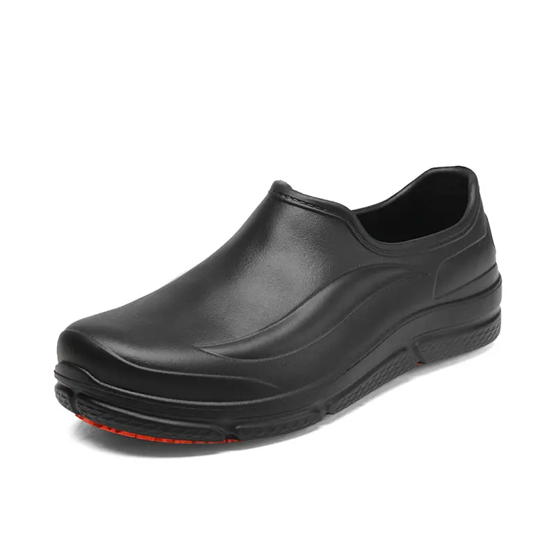 Professional Work Shoes –  EVA upper + red rubber outsole， Slip-resistant super comfortable!, waterproof. Suitable for gardens, restaurants, kitchens, laboratories, and hospitals.