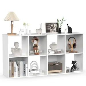 Cube Storage Organizer Furniture - Open Bookshelf with Removable Back Panels, Organizer Storage for Bedroom, Living Room, Home Accessories, Apartment Furniture