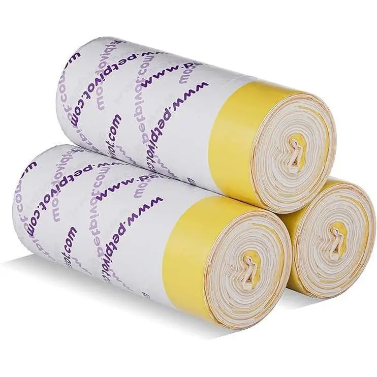 Automatic Litter Box Liners - 60-Pack Multi-Size Rolls, Pet Litter Tray Accessories for Easy Cleanup