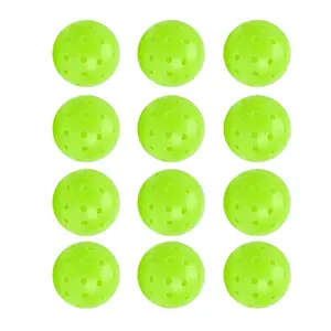 USA Pickleball Approved Outdoor Pickleballs 12 Ball -Specifically Designed and Optimized for Pickleball