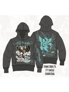 ED HARDY EAGLE PULLOVER HOODIE