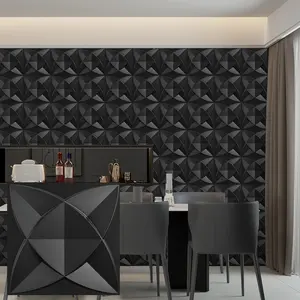 Aadesh 3D Wall Panel (Includes One Roll of Mounting Tape), Interior Wall Decor, Diagonal Diamond Diamond Textured Pattern for Living Room, Lobby, Bedroom, Hotel, Office, Game Room, TV Backsplash, 11.8 x 11.8 Inches (Approx. 30 x 30 cm)