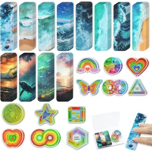 48 count  Sensory Stickers with 2 Textured Stickers-Calming Stickers for  & Adults -   Sensory Strips for Office & Classroom  Haves( Style)