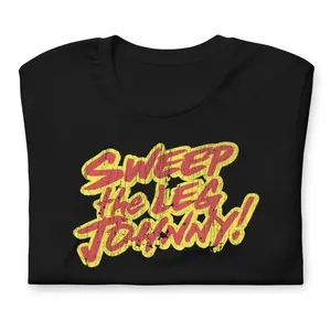 Sweep The Leg Johnny Karate 80s Movie Tee - Vintage Fight Scene Tee, Unisex Gift Casual Classic Menswear, Distressed Retro Graphic Graphic T-Shirt