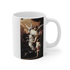 Guardian Angel Pietro da Cortona Religious Spiritual Birthday Confirmation Christmas Holiday Gift Mug