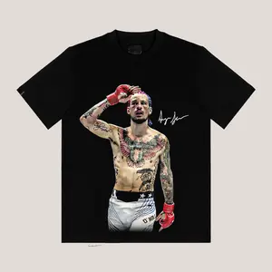Sean O'Malley 'Salute' High Quality 100% Cotton T-Shirt, Sean O'Malley Fight Fan Graphic Tee, MMA Streetwear Graphic Shirt, Gift for UFC Fans, Combat Sports Fans