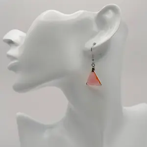 Triangle translucent earrings