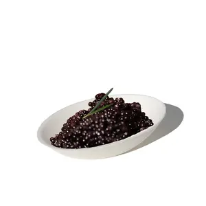 50ct Tiny Sugarcane Egg Dish Small Serving Plates Mini Appetizer Dish Eco-Friendly Mini Plates Disposable Bagasse Catering Supplies Buffet Display Parties Weddings CMJJ