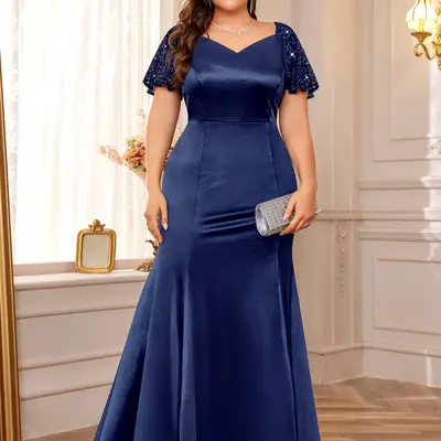 long glitter prom dresses KissProm Mermaid Lavender Floral Dress with Slit, Lavender / 12 US SIZE:14 size prom dresses with womens maxi dress Who Sings The Song
