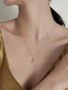 Women's Star Moon Necklace, Elegant Lockbone Chain Jewelry Gift for Women, Unique Birthday Present Idea, New Arrival Fashion Accessory, Minimalist Chain