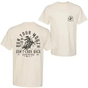 Limited Edition Run Your Mouth Tee/Sweatshirt/Hoodie for Gavin Adcock Fans, Unisex Apparel, Perfect for Daily Wear, Casual Style, Unique Graphic Design	