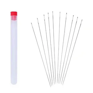 DIY Bead Needle Set, Long Rice Beads Needles, Hand Sewing Jewelry Making Tools, Bracelet Necklace Threader, 35pcs Model Xinghao