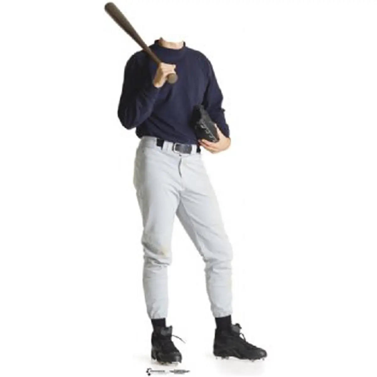 212 MAIN Heavy-Duty Cardboard Cutout - 6' Life-Size Baseball Player, Advanced Graphics, Easy Install, Free-Standing Decoration, Folded Pack for Sports Fans, Party Photo Ops