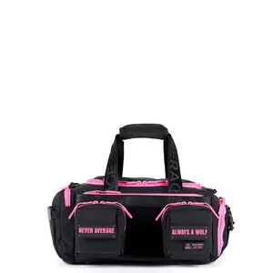 20L Mini Duffle Bag Black Neon Pink 20L Mini Duffle Bag Black Neon Pink