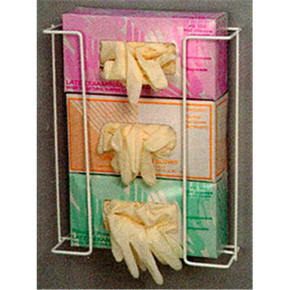 212 MAIN Vinyl Exam Glove Dispenser - 14 in. H Space Saver Organizer, Includes 3 Boxes for Home Organization Storage Holders & Racks, Three Boxes
