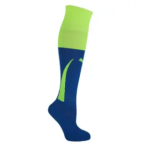 PUMA Mens Power 5 Knee High Socks Soccer Cleats  - Blue