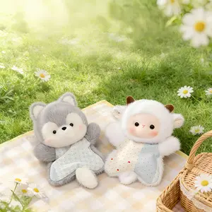 2026 Soft Fufu Healing-Style Animal Plush Toy with Cute-But-Dorky Design Skin-Friendly Fabric Perfect for Companionship Adults Children