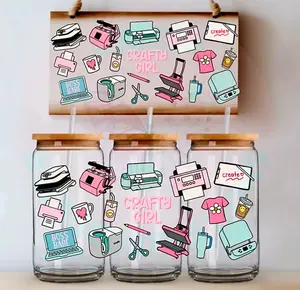 Crafty Girl - UVDTF Wrap for cups/hard surfaces Decal Sticker