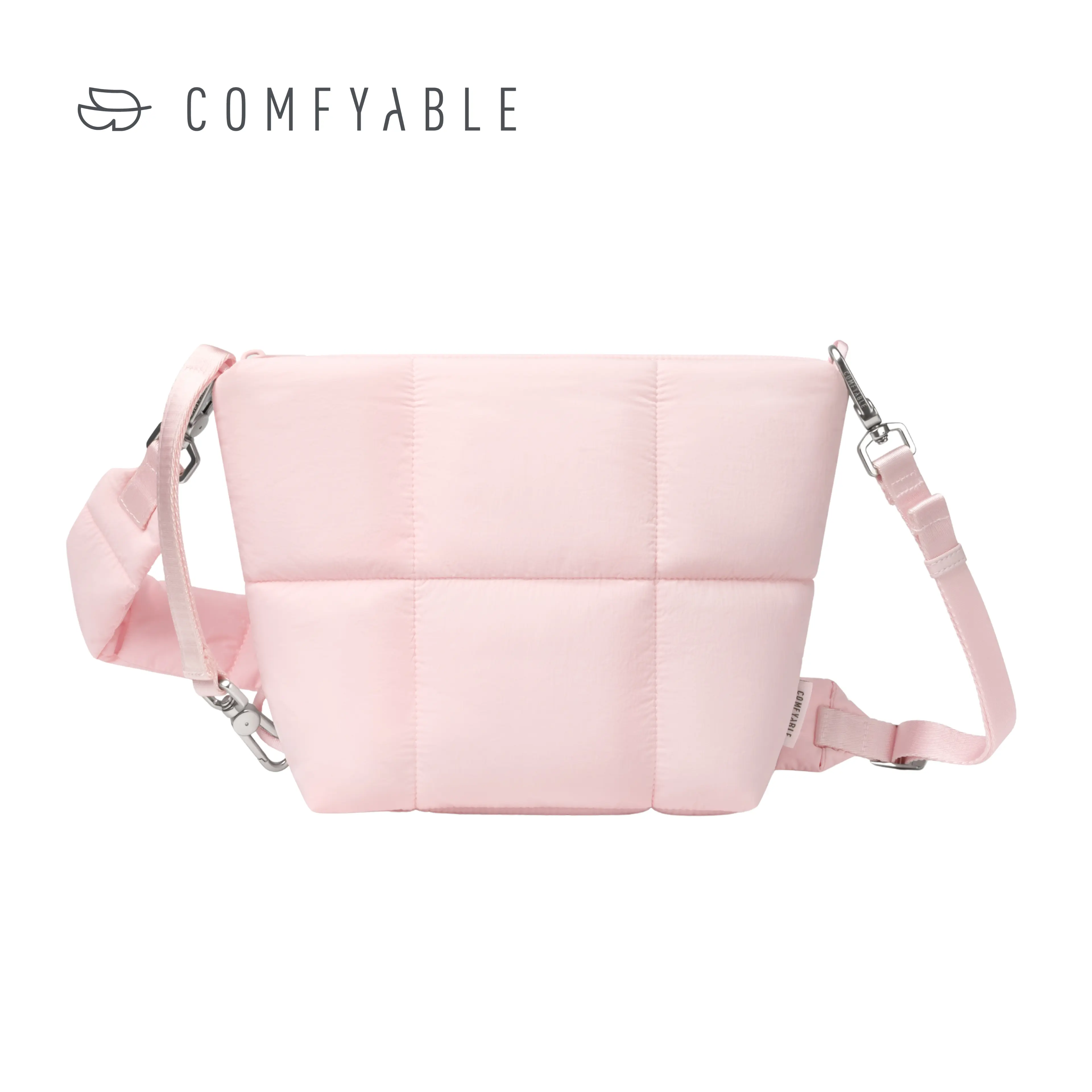 COMFYABLE Puffy Camera Bag, Soft Pillow Camera Shoulder Bag, Water-resistant Cute Compact Shooting Purse for Mirrorless DSLR SLR Women and Men