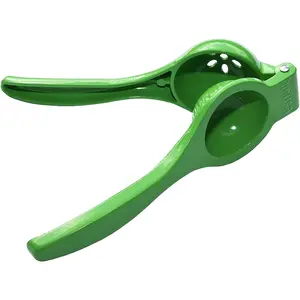 Lemon or Lime Manual Squeezer, Citrus Juicer for Max Extraction, Green No Brand