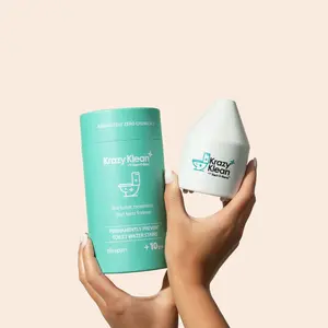 Krazy Klean Automatic Toilet Bowl Cleaner - The Krazy Klean Pro - Chemical-Free Hydro-Mineral Magnet Technology - Prevents Stains for 10 Years - Easy Home Care Solution - Household